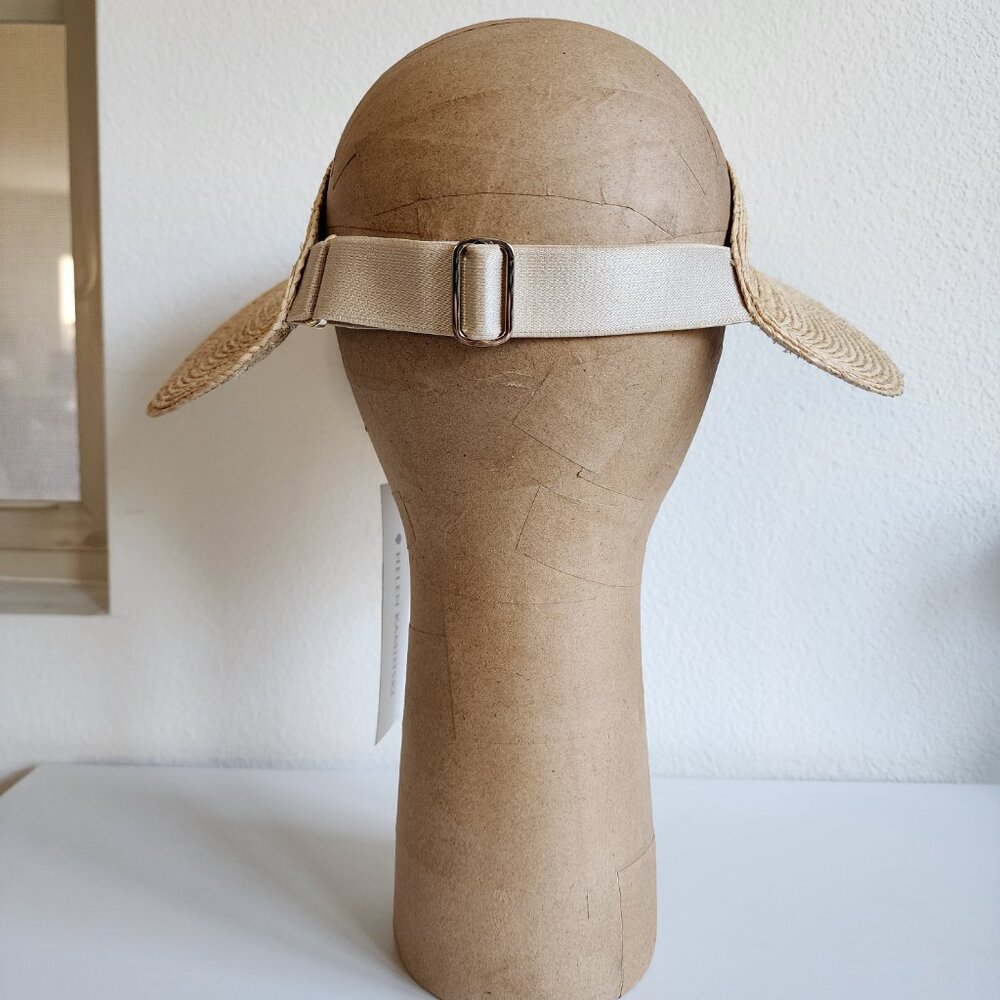 NWT - Helen Kaminski Maris Raffia Visor Hat - Natural👒 #11957 - Picture 13 of 13